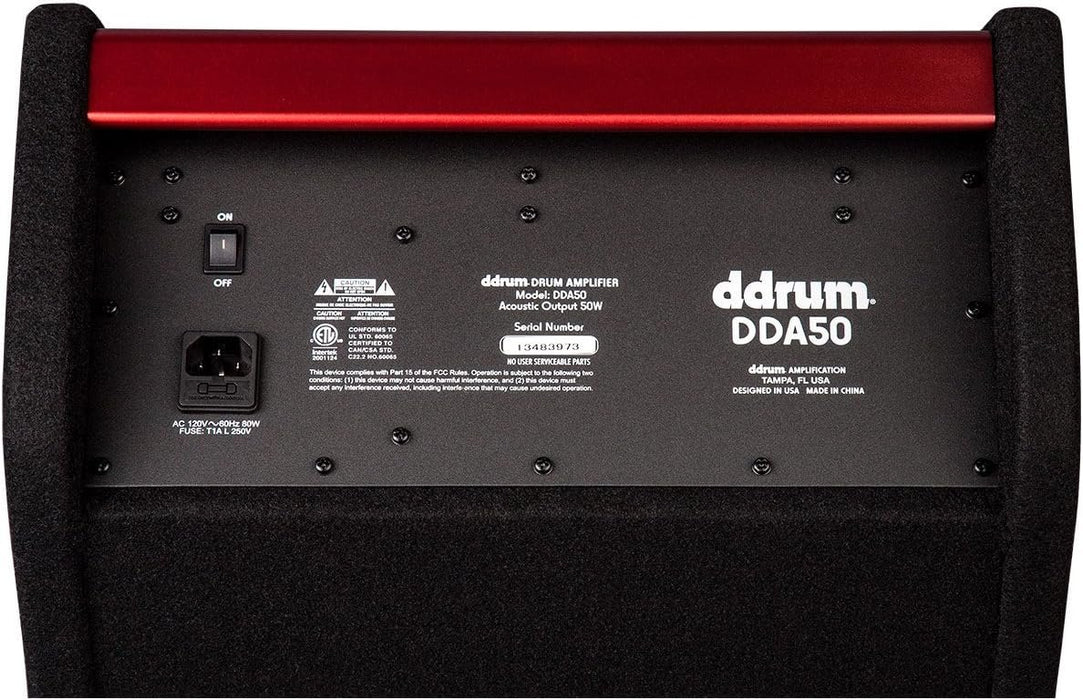 ddrum DDA50 Electronic Percussion Amplifier, 50 Watts