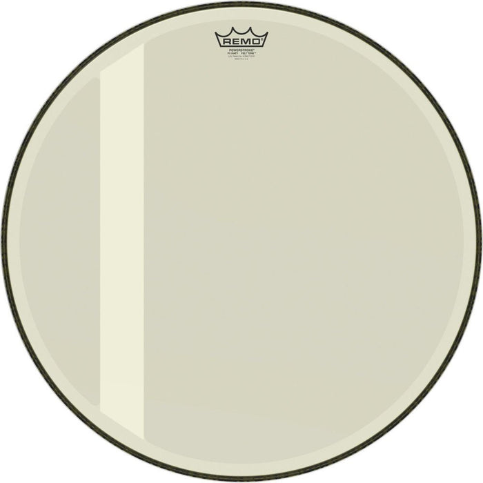 Remo P3-1022-00-FLT-U Power stroke P3 Felt Tone Hazy Bass Drumhead, 22"