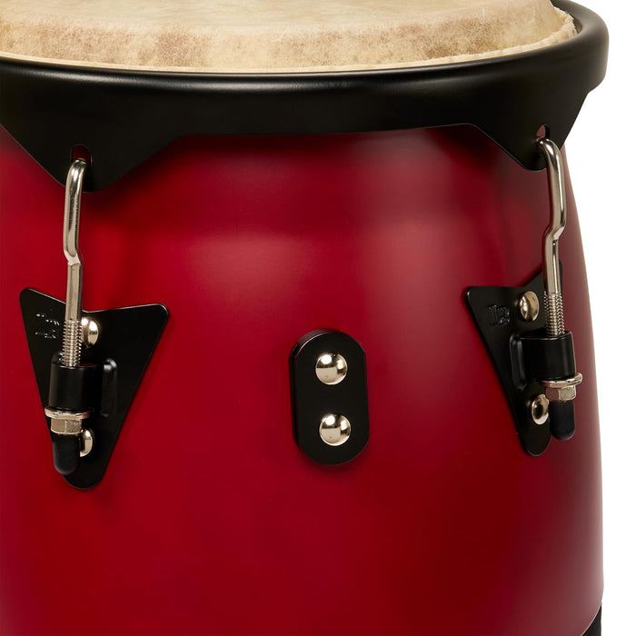 Discovery Series Ultralight Conga Set with Stand; Red