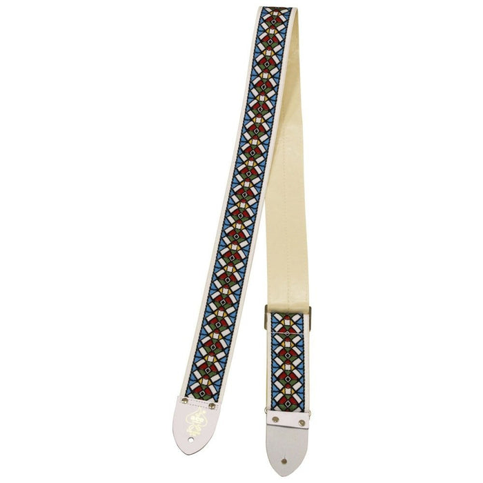 D'Andrea Ace Vintage Reissue Guitar Strap - Rooftop - Replica of Guitar Strap used on John Lennon's Epiphone Casino at the "Rooftop" Concert in 1969