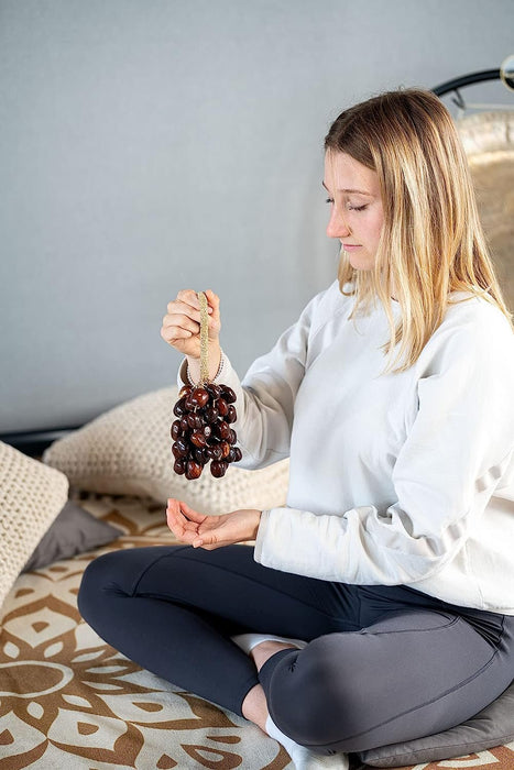 Large Pala Seed Shell Shaker — Creates a Soft Soothing Sound for Meditation, ASMR, Sound Therapy or Yoga, 2-YEAR WARRANTY