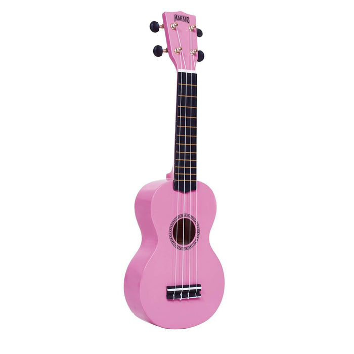 Mahalo Ukuleles MR1PK Rainbow Series Soprano Ukulele