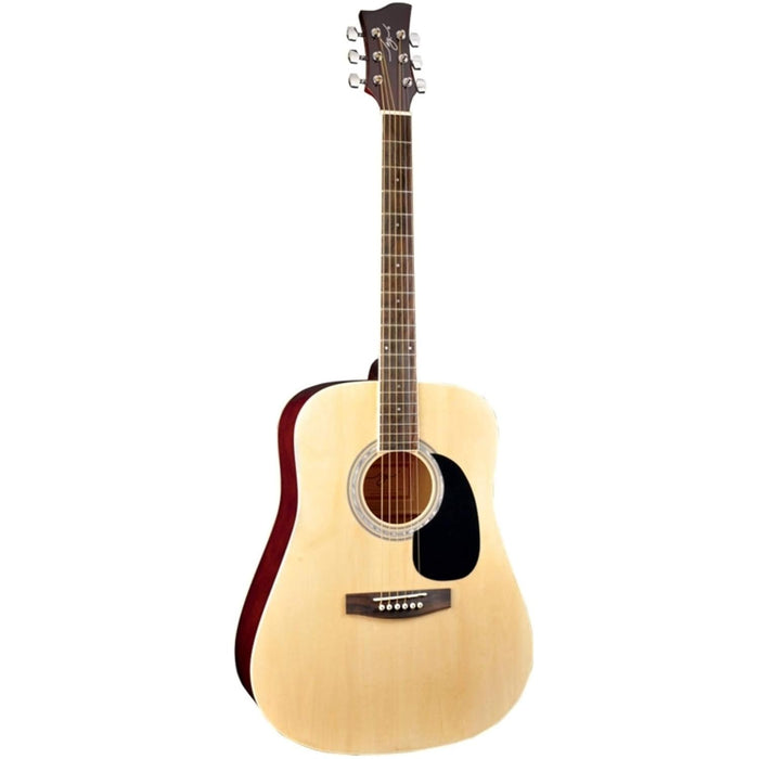 Acoustic Pack, NATURAL Tuner DVD Strap Picks & Bag