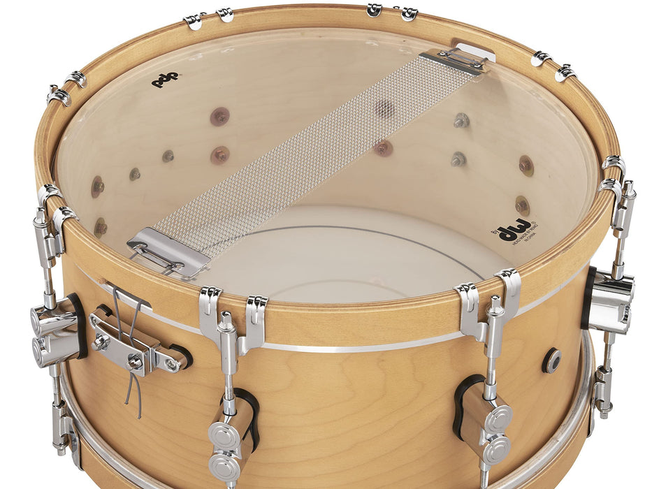 Pacific Drums & Percussion Add-Ons PDP Concept Classic, 6.5x14, Natural Hoops Snare Drum (PDCC6514SSNN)