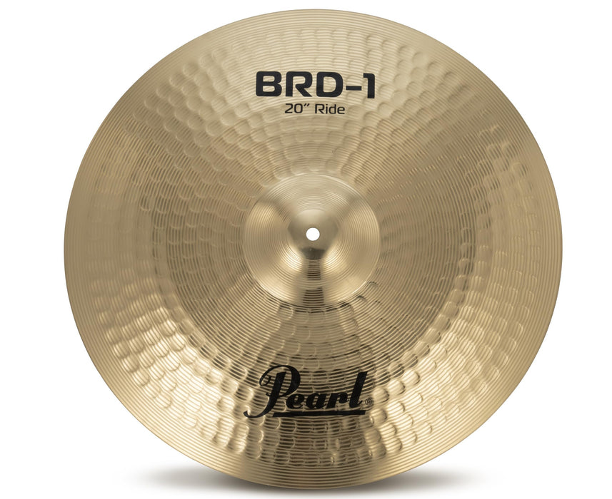 BRD1 3 Piece Cymbal Pack; Pearl Logo; 14" Hi-hats, 16" Crash, 20" Ride