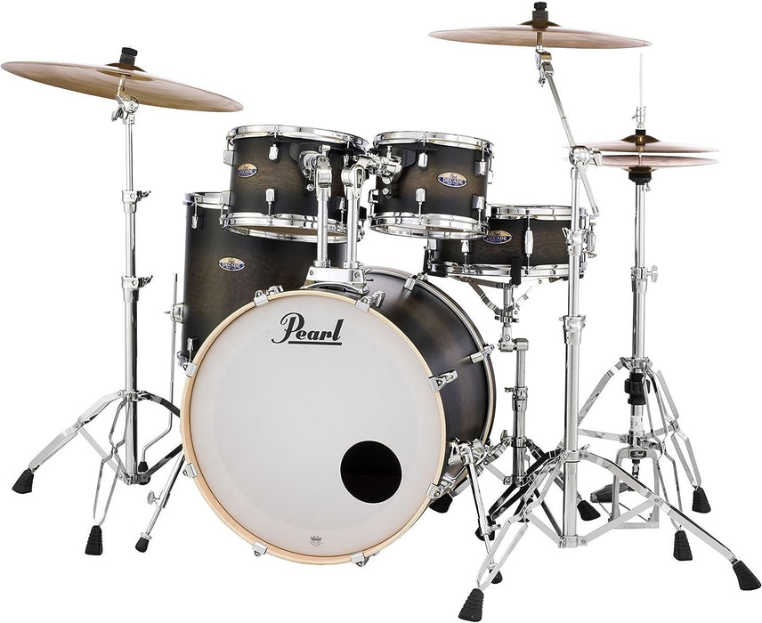 Pearl Decade Maple 5-Piece Shell Pack - Satin Black Burst (DMP925SP/C262)