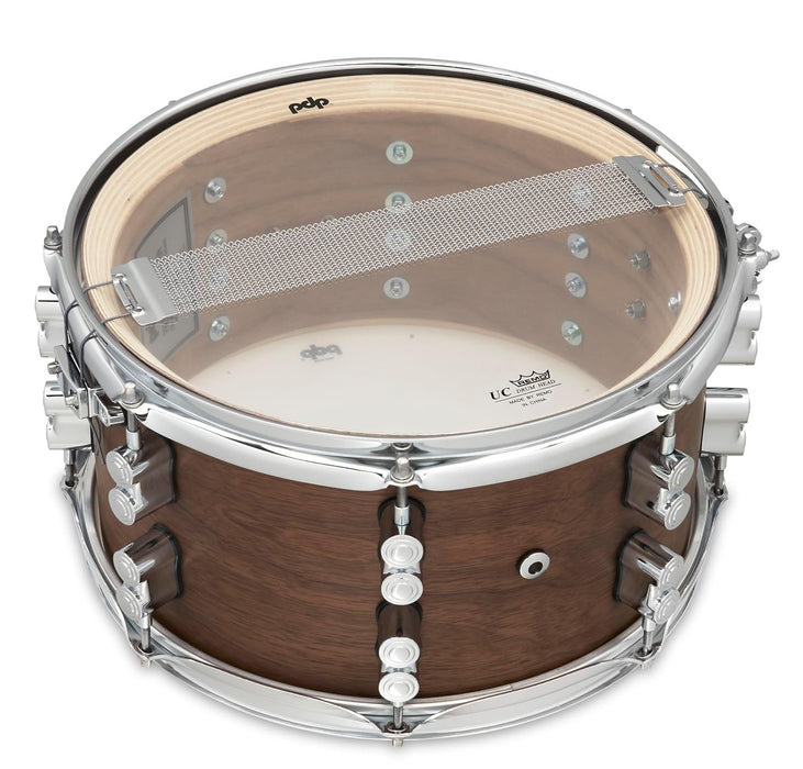 PDP Limited Edition Maple/Walnut Shell 7"x13" Snare Drum - Natural Satin Finish