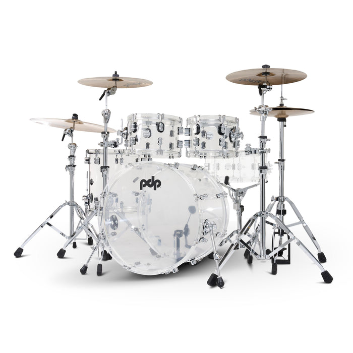 Concept Acrylic 4-Piece Kit Clear with Chrome Hardware