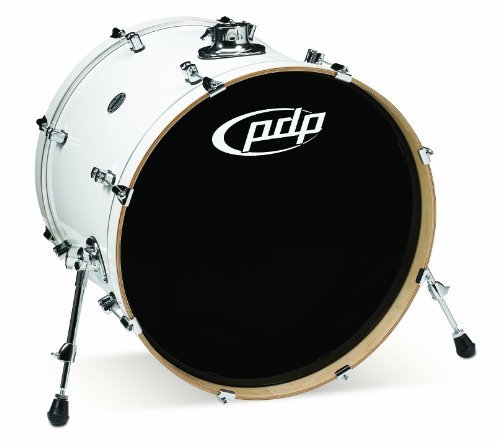 PDP 18 x 22 Inches Bass Drum with Chrome Hardware - Pearlescent White (PDCM1822KKPW)