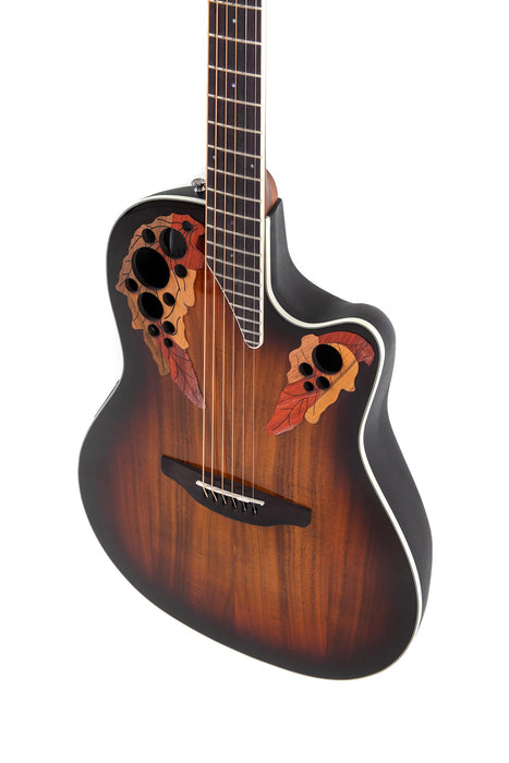 Ovation Celebrity Elite Plus CE48P-KOAB A/E Guitar - Koa Burst