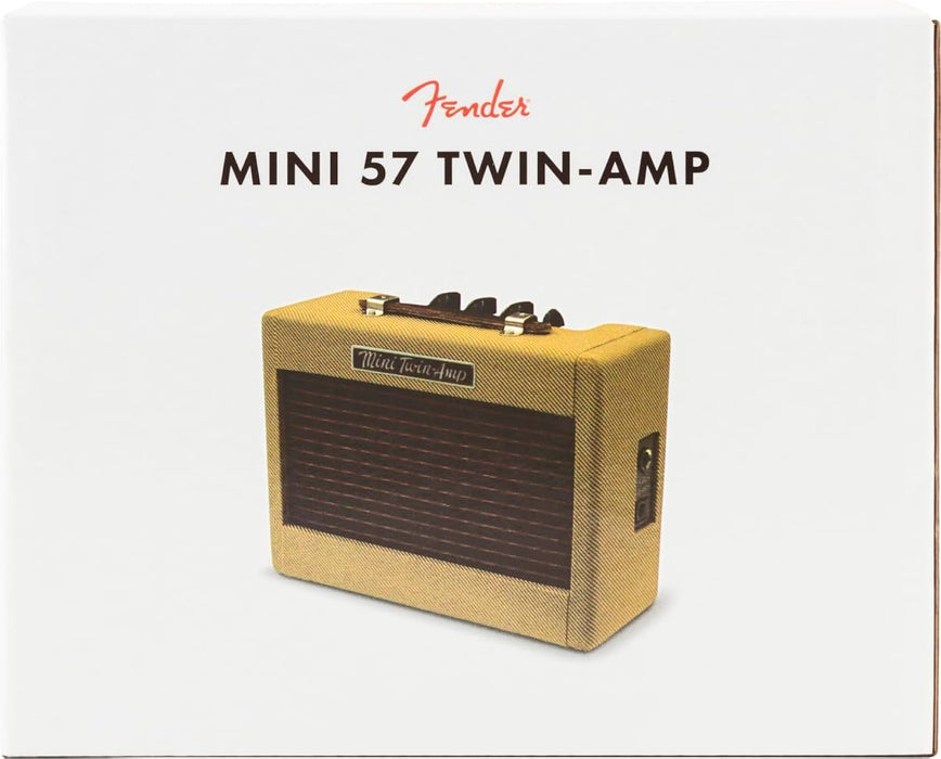 Fender Mini Deluxe Electric Guitar Amp, Portable Guitar Amp, 3 Watts, with 2-Year Warranty 7.48Dx11.42Wx3.54H Inches, Tweed