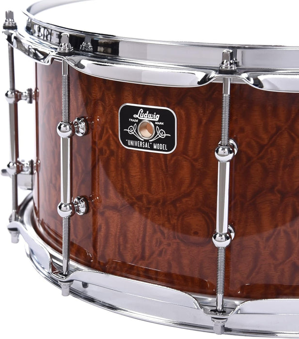 Ludwig LU6514BE Universal Mahogany Snare Drum 6.5x14"