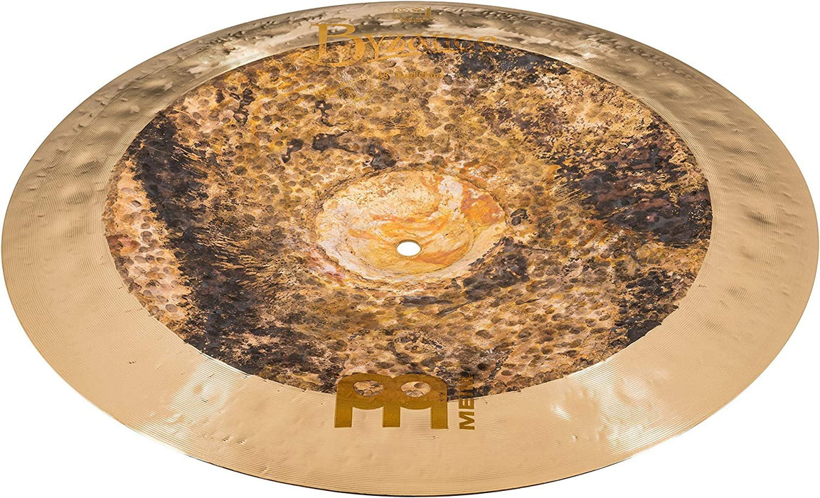 Meinl Cymbals Byzance 18" Dual China — Made in Turkey — Hand Hammered B20 Bronze, 2-Year Warranty, B18DUCH