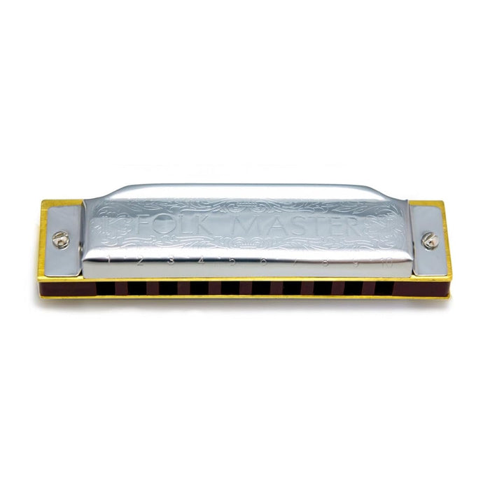 Suzuki 1072-S Folkmaster Standard 10-Hole Diatonic Harmonica, 12Piece Set