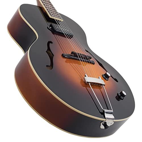 The Loar 6 String Acoustic-Electric Guitar - Sunburst (LH-309-VS)