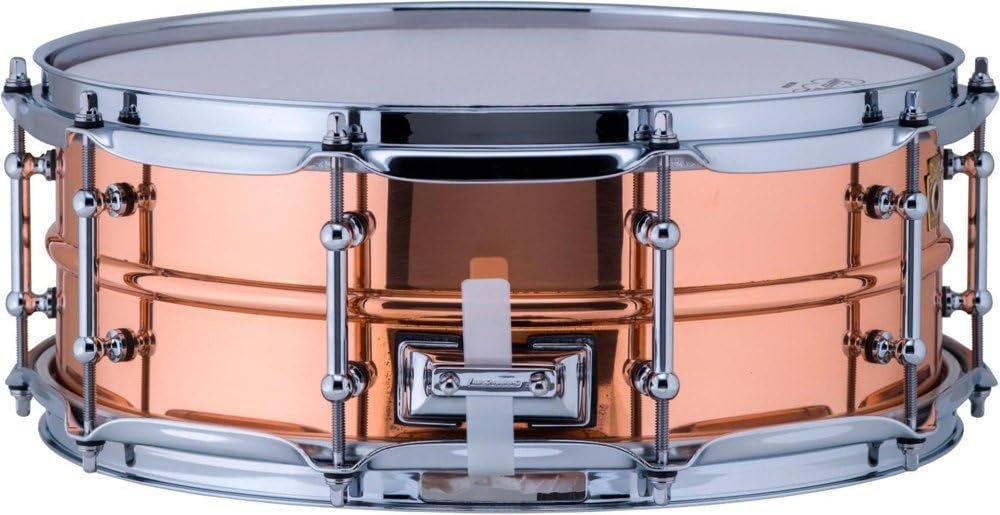 Ludwig Copper Phonic Smooth Snare Drum 14 x 5 in. Smooth Finish with Tube Lugs