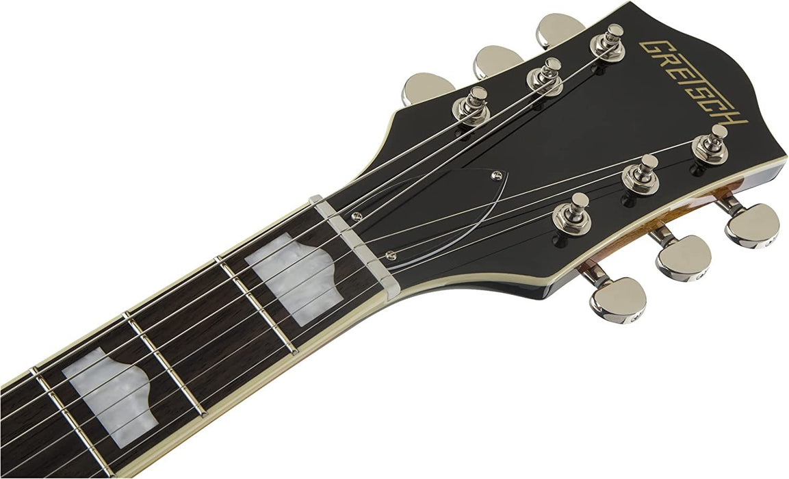 Gretsch G2420 Streamliner Hollow Body 6-String Electric Guitar with Chromatic II Tailpiece, Broad'Tron Pickups, and Laurel Fingerboard (Right-Handed, Aged Brooklyn Burst)