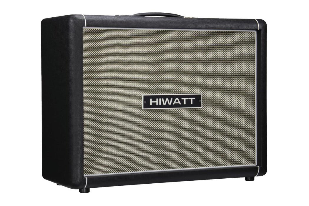 Hiwatt HG212 Guitar Amplifier Speaker Cabinet with 2x12 Inch Speakers, 8 Ohm, 200W, Black