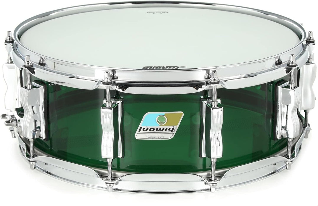 Ludwig Vistalite Snare Drum - 5-inch x 14-inch - Green