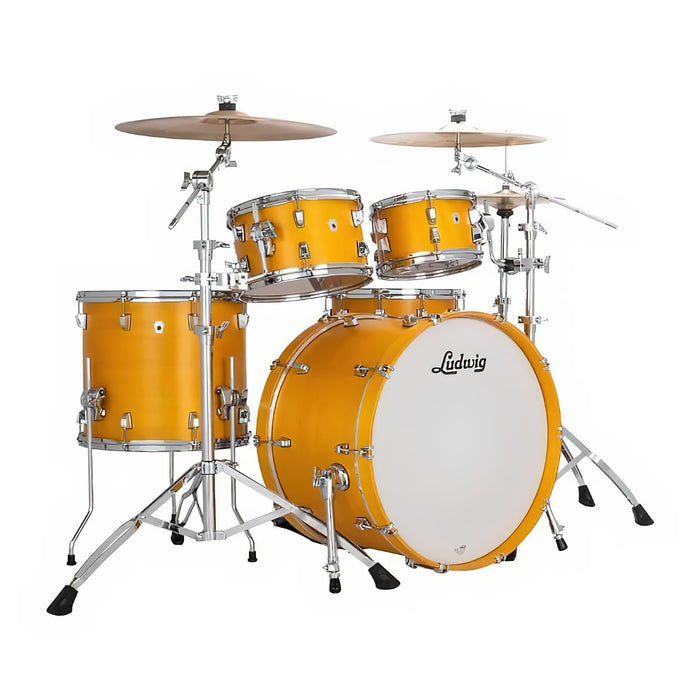 Ludwig Neusonic Rapid MOD2 22" 4 Piece Shell Pack, Satin Golden Slumbers (LN34204FTXPG)