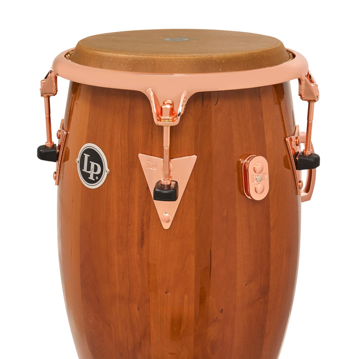 Latin Percussion Limited Cherry Quinto Drum - 30" Tall, Natural Rawhide Head