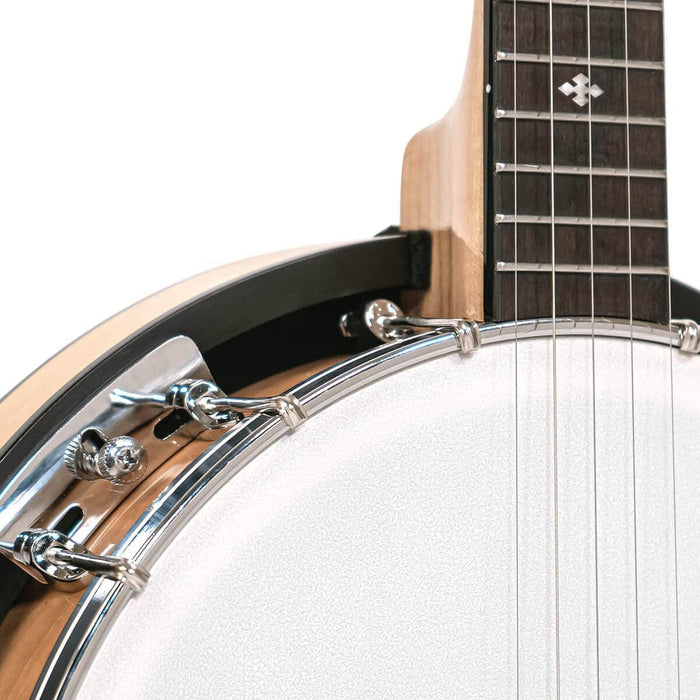 Gold Tone CC-100R Cripple Creek Banjo with Resonator (Five String, Clear Maple)