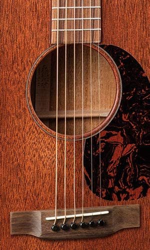 Martin Guitar D-15M StreetMaster with Gig Bag, Acoustic Guitar for the Working Musician, Mahogany Construction, Distressed Satin Finish, D-14 Fret, and Low Oval Neck Shape