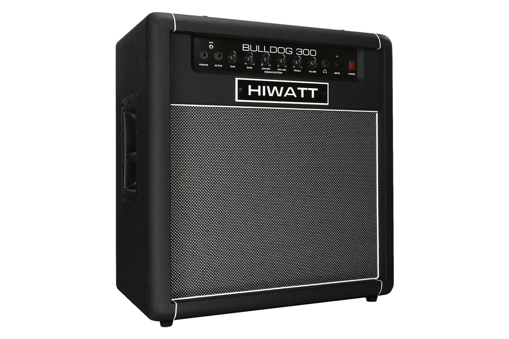 Hiwatt Bulldog 300 Bass Combo Amplifier, 300W, 12 Inch Speaker, 4 Band EQ