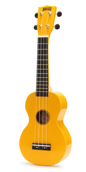 Mahalo Ukuleles MR1YW Rainbow Series Soprano Ukulele
