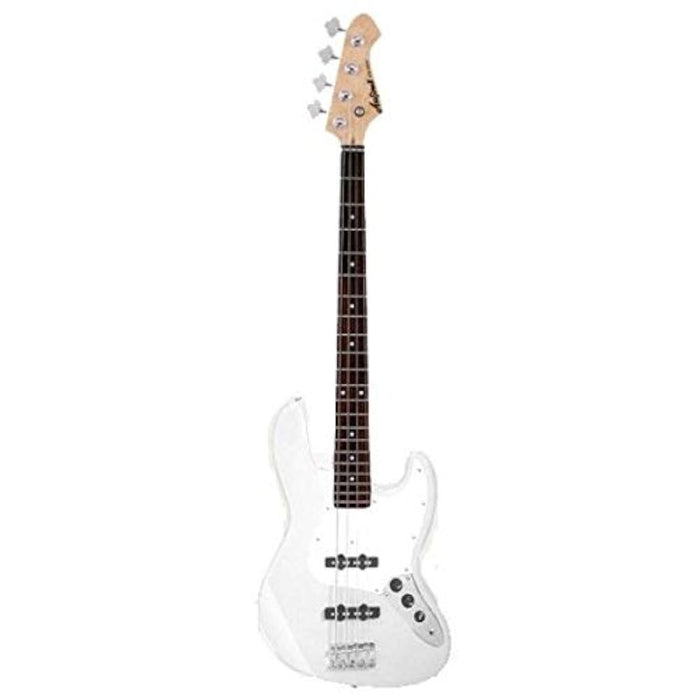 Aria STBJBBL Jazz Bass - White
