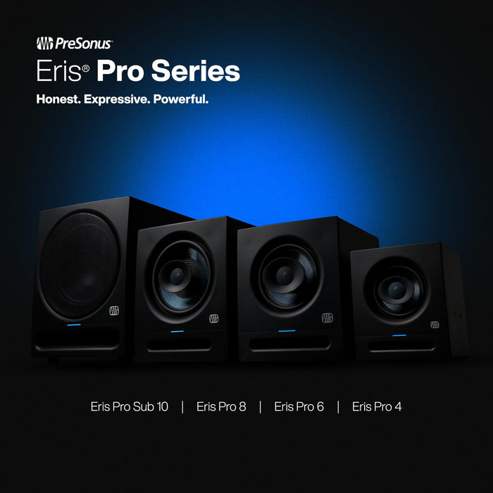 PreSonus Eris Pro 4 Studio Monitor — Bi-Amped Active Coaxial 4.5-inch