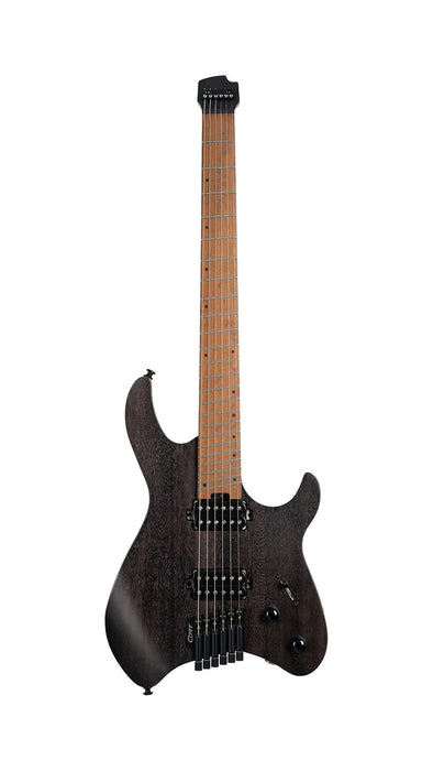 Cort SPACEG6MSSGTK Space G6 Multi-Scale Guitar Trans Black