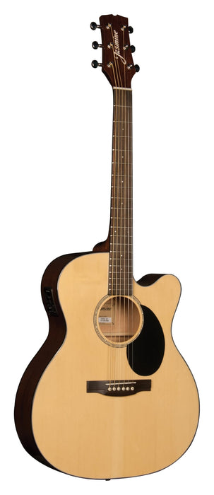 Jasmine Orchestra Style Acoustic Electric Guitar, Natural Finish (JO36CE-NAT-U)