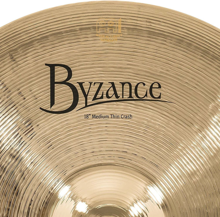 Meinl Cymbals B18JMTC Byzance 18-Inch Jazz Medium Thin Crash Cymbal