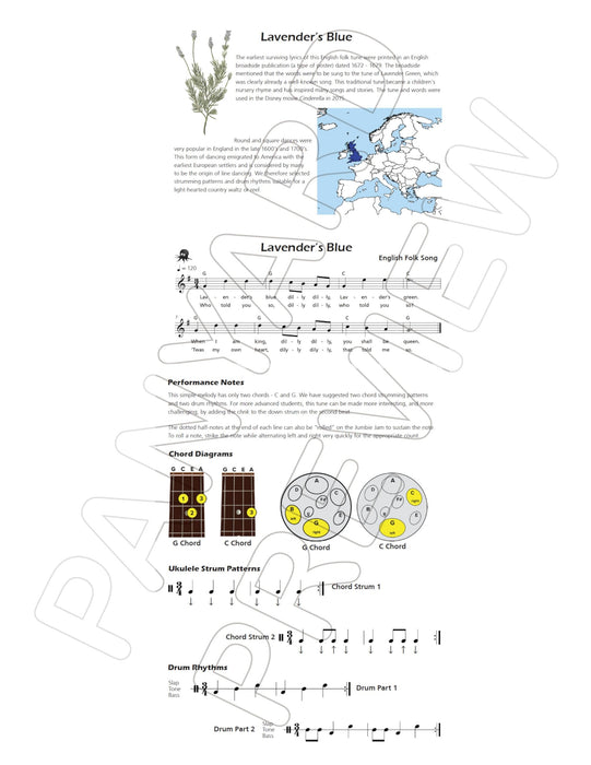 Octopus Band Maiden Voyage, Classroom Resource Guide for Ukulele, Djembe and Jumbie Jam