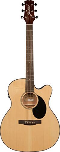 Jasmine Orchestra Style Acoustic Electric Guitar, Natural Finish (JO36CE-NAT-U)