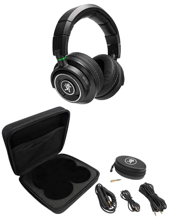 Mackie MC Series Professional Monitoring Closed-Back Headphones with Leather Headband (MC-350)