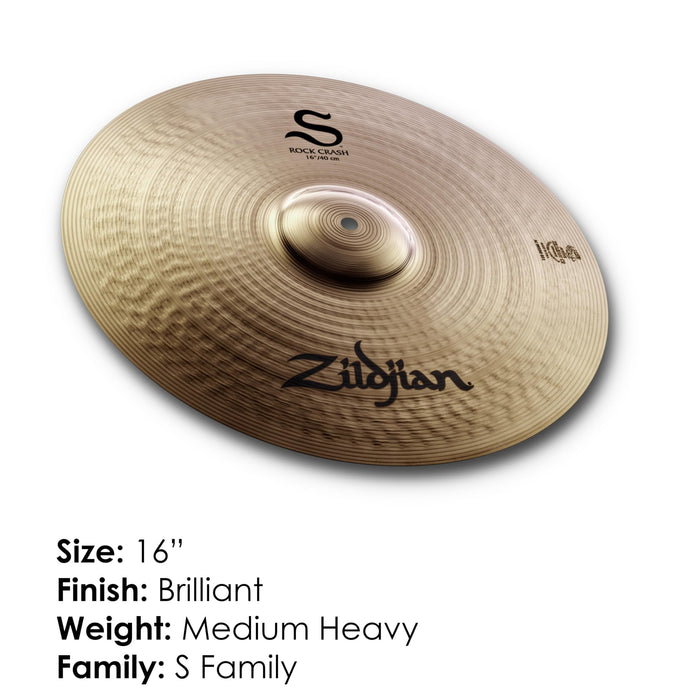 Zildjian 16" S Rock Crash