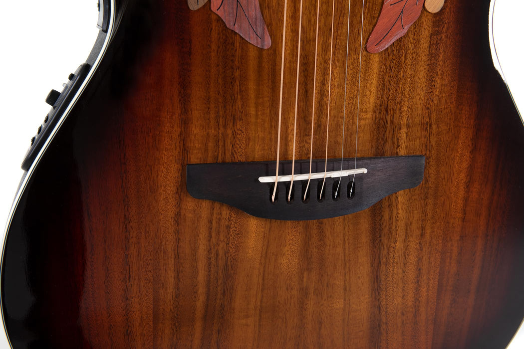 Ovation Celebrity Elite Plus CE48P-KOAB A/E Guitar - Koa Burst