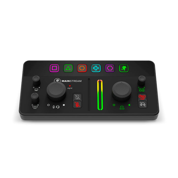 Mackie MainStream Complete Live Streaming and Video Capture Interface With Programmable Control Keys, Matrix Software, HDMI Capture and Thru, USB-C Hub, Bus Powered