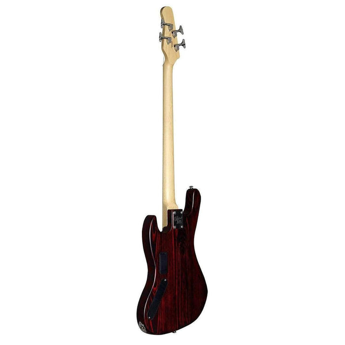 Michael Kelly Element 4OP Bass Guitar Trans Red