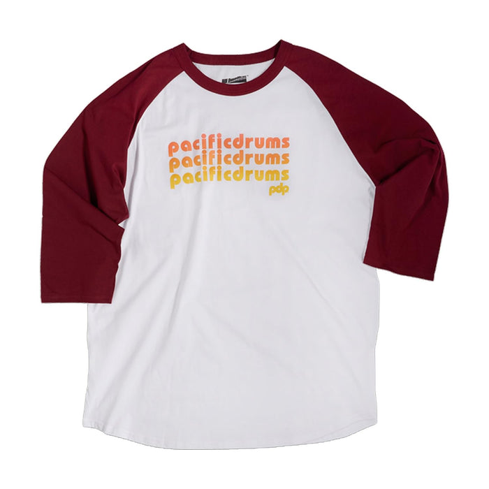 PDP Cardinal/White 3/4 Sleeve Shirt-XL