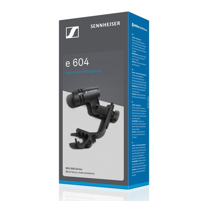 Sennheiser Professional E 604 Compact Dynamic Cardioid Instrument Microphone,Charcoal