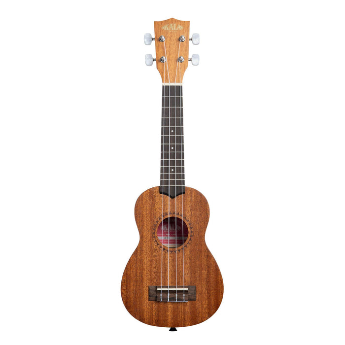 Kala 4-String Ukulele, Natural, Soprano (KA-15S-BNDL)