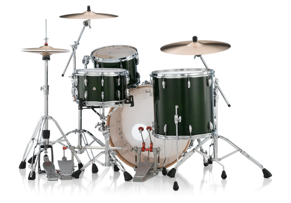 Pearl PMX Professional Series 3-Piece Drum Shell Pack 24/16/13 with Optimount - Emerald Mist
