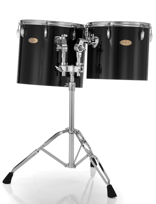 Pearl 14+16 Concert Gabon Mahogany Single Head Tom Set W/Bt3 & 7/8" Receiver & T-895 Stand