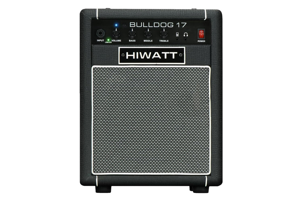 Hiwatt Bulldog 17 Bass Practice Combo Amplifier with Bluetooth, 17 Watts, 8 Inch Speaker, 3 Band EQ