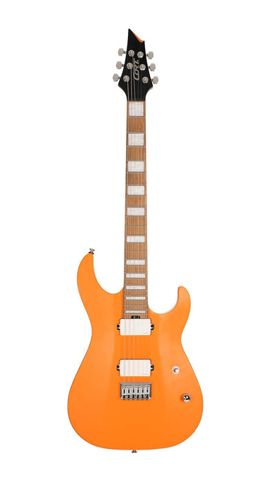 Cort KX600INOCS KX600 6-String Infinite Electric Guitar Orange Crush Satin