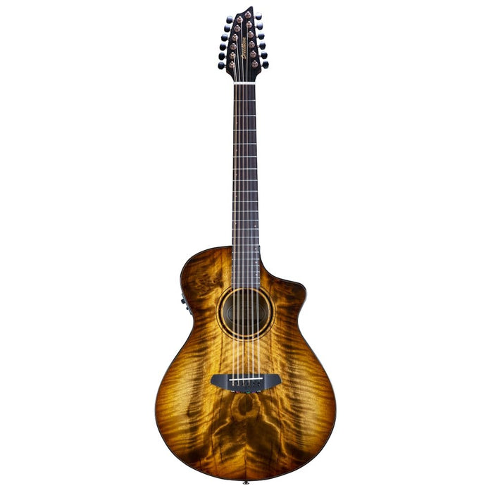 Breedlove ECO Pursuit Exotic S Concert CE 12-string Acoustic-electric Guitar - Myrtlewood