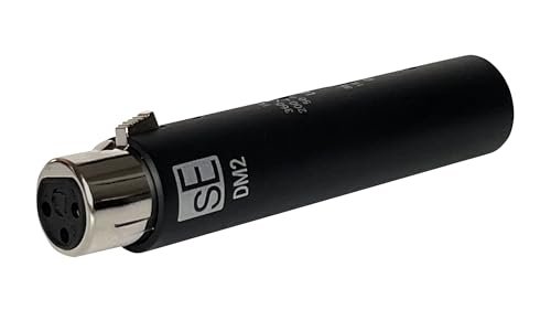 SE Electronics T.N.T Active In-Line Mic Preamp, Black (DM2-BLK-MIC-PRE-U)